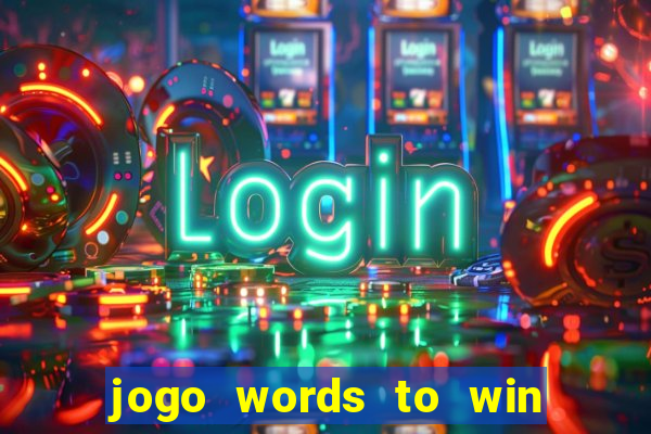 jogo words to win paga mesmo